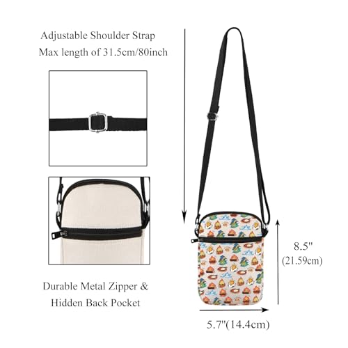 CMNIM Anime Lovers Crossbody Bag Japanese Anime Gift for Cartoon Fans Flame Crossbody Purse Fire Demon Gift Anime Merch2