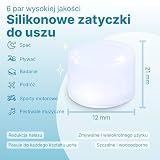 Silikonowe Zatyczki do Uszu [6 Par] od Medi Grade - Stopery do Uszu do Dopasowania na Chrapanie 27dB – Zatyczki do Uszu Wielorazowe z Redukcją Szumów