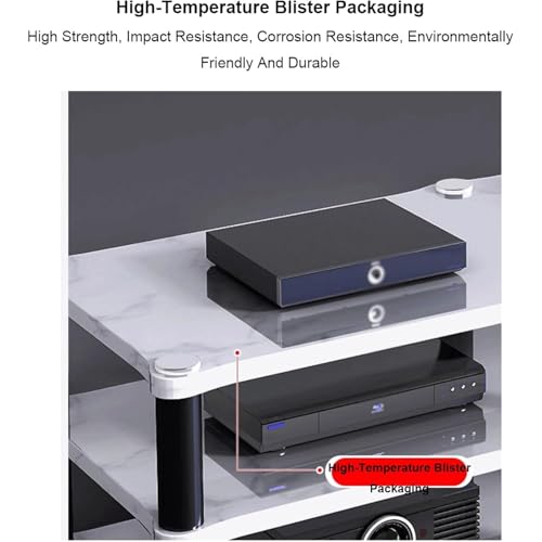 Support AV antichoc pour équipements audio et armoire multimédia bas - 7