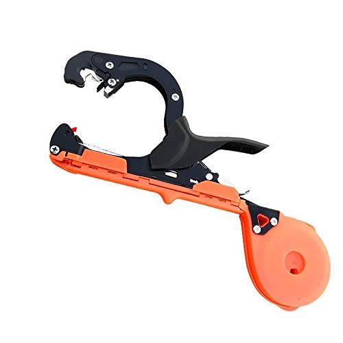 Ghpter Agriculture Hand Tying Machine Bundling Machine Environmentally Friendly Plastic Lightweight And Labor-saving Tomato Tied Stem Vine Gun Cucumber (Color : Orange, Size : 80rolls)
