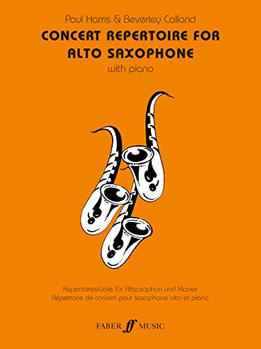 Concert Repertoire for Alto Saxophone with Piano