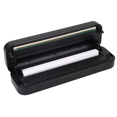 Hamwesh Impresora Portátil sin Tinta, Impresora Térmica Inalámbrica Bluetooth con Batería de 2600 MAh, Compatible con Papel A4 A5 de 8,5 X 11 Pulgadas para Viajes y Uso en la Oficina en Casa