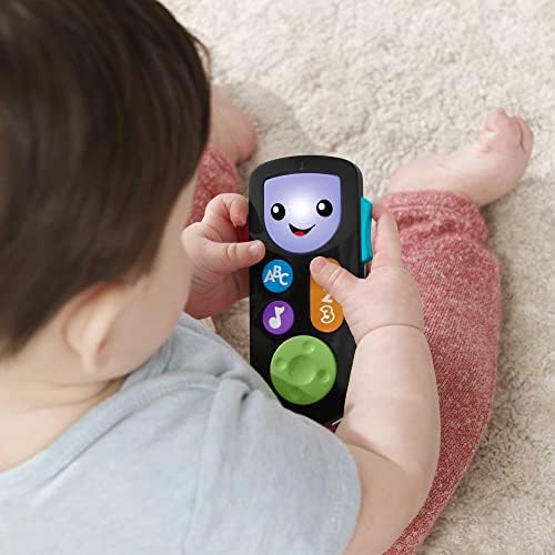 Fisher-Price Eğlen ve Öğren İzle ve Öğren Kumanda - çok dilli seri, eğitici içeriğiyle elektronik taklit oyuncağı, bebekler ve yürüme çağındaki çocuklar için HHH27 - Görsel 5