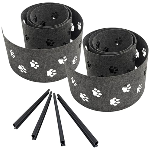 Tiras de protección visual Tappsi para jardines con valla de doble varilla 2