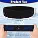 Sweatbands Sports Headband for Men and Women Terry Cloth Moisture Wicking Sports Sweatband for Tennis, Basketball, Running, Gym, Working Out (Black, White, Gray)