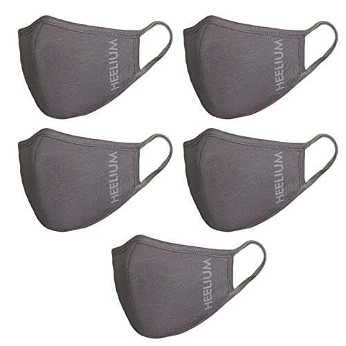 Image of HEELIUM Bamboo Face Mask For Men & Women, Super Soft, Breathable, Reusable