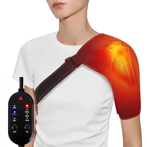 Heated Shoulder Wrap, Rotator Cuff Heating Pad for Men Women,