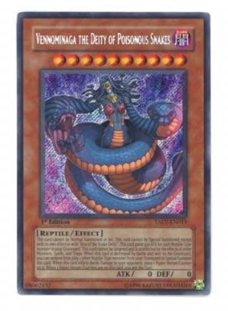 Amazon.co.jp: Yu-Gi-Oh! - Vennominaga the Deity of Poisonous