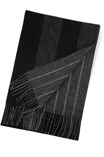 ウール カシミヤ混 紳士マフラー