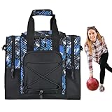 Bowling Bags - Bowliing Ball Bag | Bowling Ball Tote Bag for 1 Balls | Single Bowlings Baall Holder for Women Men | Multifunctional Handbag with Adjustable Belt Padded Compartment Fits Bowlings Balls