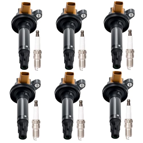 Set of 6 Ignition Coil Pack and Spark Plugs for 3.5L Ford F1
