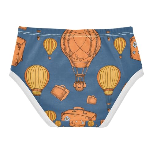 Orange Hot Air Balloons Toddler Girls's Underwear 2T 202c13182
