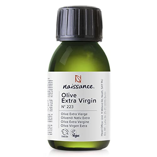 Naissance Huile d'Olive Extra Vierge (No. 223) 100ml - Pure, Naturelle, Non Raffinée, Pressée à Froid, Végétalienne - Pour les Soins de la Peau,...
