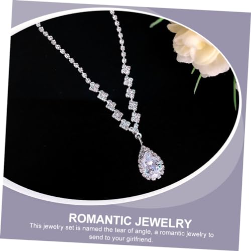 Ensemble de bijoux pour le cou avec pendentif assorti à offrir pour elle - 6