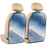 Facile à nettoyer : essuyez simplement avec un chiffon humide pour enlever la saleté et les déversements ; lavage à la main recommandé pour de meilleurs résultats pour garder vos sièges de voiture frais et élégants