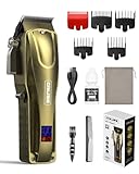 Hair Clippers for Men Professional Cordless & Corded - Barber Clippers Rechargeable for Hair Cutting, Beard and Body Grooming Kit for Household