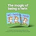 We Are Twins! – Sweet Rhyming Picture Board Book for Toddlers | Celebrates the Bond Between Twin Siblings | Touching Bedtime Story about Friendship & Family Love for Boys & Girls