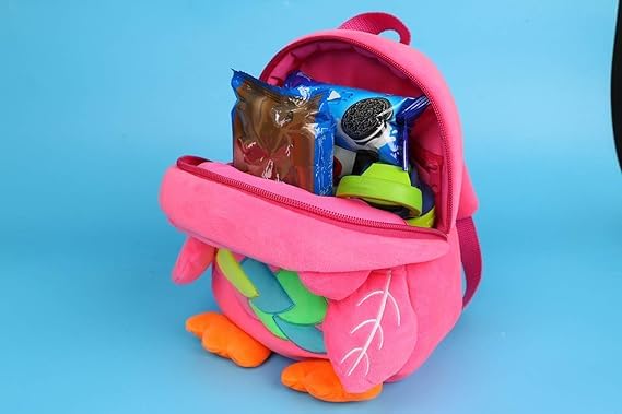 Image of blue tree Cute Kids Backpack Toddler Bag Plush Animal Cartoon Mini Travel Bag for Baby Girl Boy 1-6 Years, Ideal for Gifting for Kids