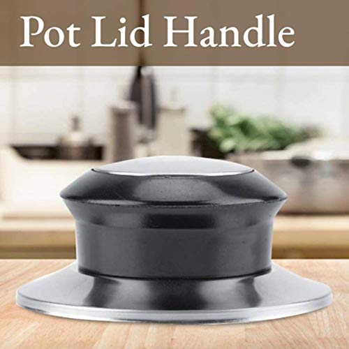 Cafopgrill Pot Pan Lids Knob Lifting Handle Heat-Resistant Home Kitchen Cookware Replacement Parts Bakelite Metal Black Silver 5Pcs 7 Gallery Image
