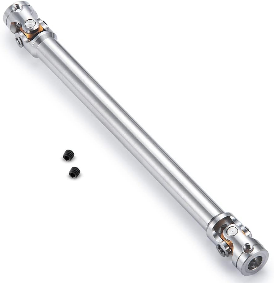 RC-Hub 1Pcs RC Driveshafts Metal Drive Shaft 45-50/47-57/55-67/60-80mm for 1:14 Tamiya Trailer Tractor Truck RC Crawler Car (120-160mm)