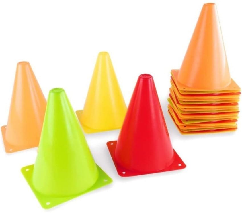 PlayZdict 6 Inch Cone Marker Set (Pack of 6, 12, 18, 24, 30, 36, 42, 48) (12)-picture-19