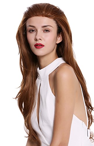 WIG ME UP - AL-835-LF-27SP30 Quality women's wig lady lace front long copper-brown reddish blonde mix 27,5 inches - Image 3