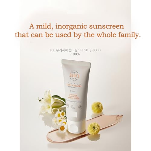 Dr.Orga 100 Non Nano Mineral Filters Sun Cream (50ml) SPF50+/PA+++ [Made in Korea]