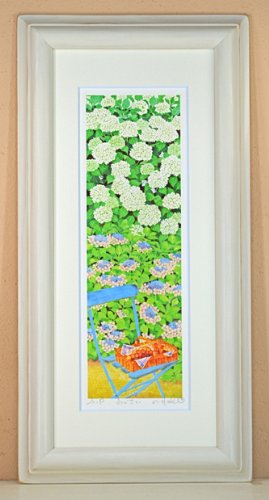 Amazon.co.jp: 栗乃木ハルミ（くりのきはるみ）・あじさい（絵画・版画