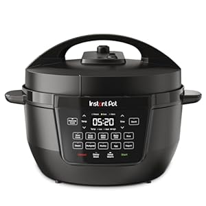 Instant Pot RIO Wide Base, 7.5 Quarts, Large Searing Base, WhisperQuiet Steam Release, 7-in-1 Electric Multi-Cooker, Pressure Cooker, Slow Cooker, Rice Cooker, Steamer, Sauté, Yogurt & Warmer