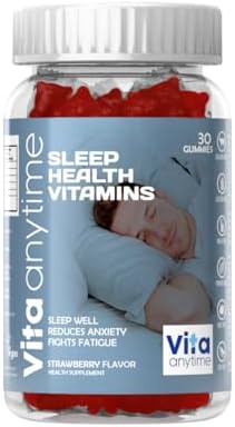 Melatonin Sleep Gummies for Deep Sleep Support with Fresh Wake-Up Effect | Improves Sleep Cycle, Relaxes Nerves & Non-Addictive | For Men & Women | 30 Gummies