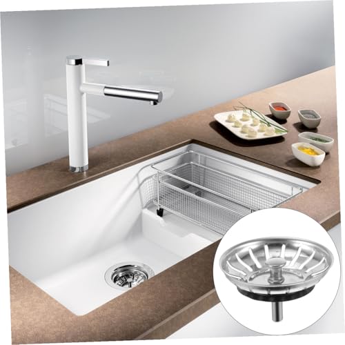 Tapón para desagüe de fregadero de acero inoxidable miniatura 6