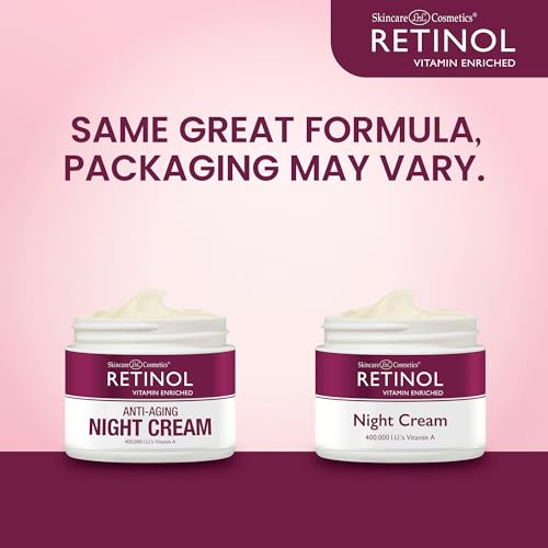 Retinol Skincare Ldel Cosmetics Night Cream Vitamins A + C + E Works While You Sleep To Reduce Fine Lines And Other Signs Of Aging 1.7 Oz. thumb #1