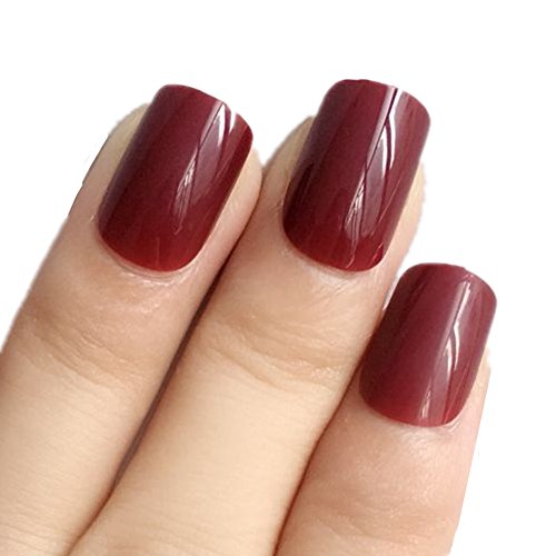 MEMEDA 24 Pieces Coffin Nails Long Ballerina Fake Nail Tips 10 Sizes Perfect Length Full Coverage Acrylic False Nails