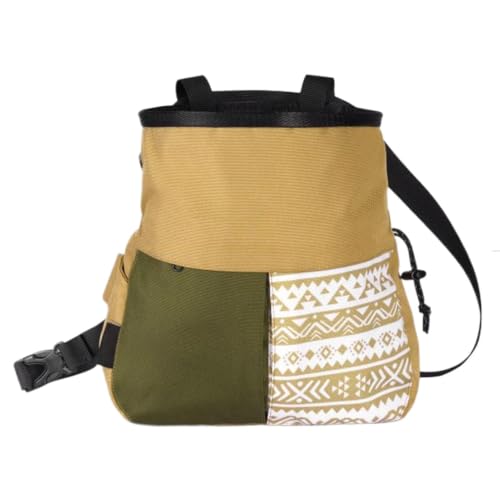 Bolsa de magnesio con boca ancha que evita pérdidas de polvo en el gimnasio