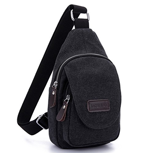 Messenger bag en toile idéal pour vos sorties de loisirs et trajets urbains