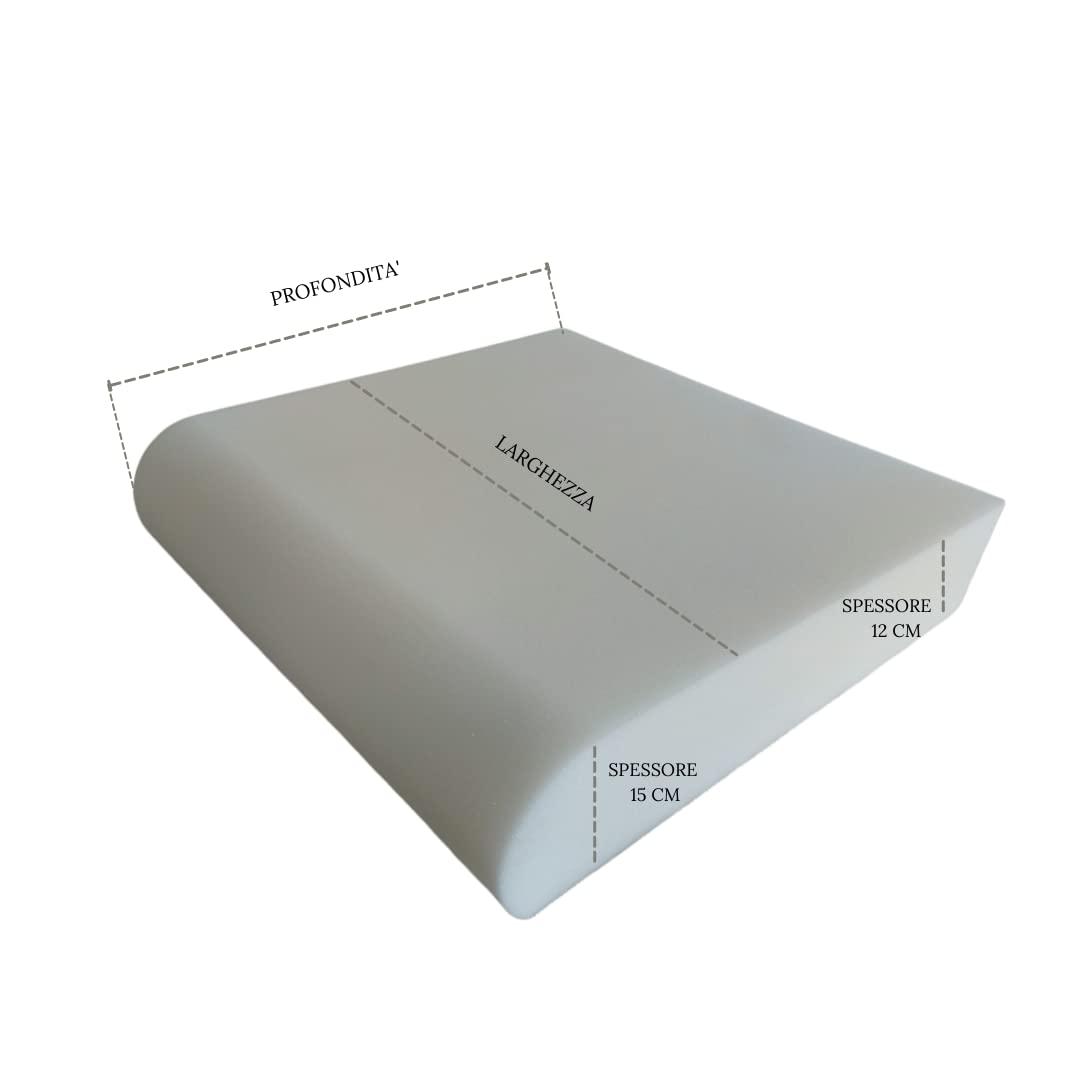 Gommapiuma Alta Densità Per Imbottitura - Spessore 5 Cm, Misure Personalizzabili, Made In Italy - Foto 7