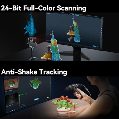 Creality 3D Scanner Ferret Pro para impressão 3D, scanner portátil com precisão de 0,1 mm, digitaliz