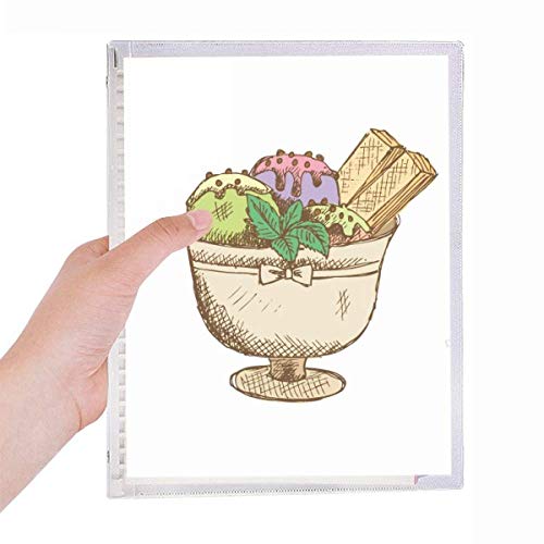 Carnet spirale feuilles de biscuit pour vos recettes