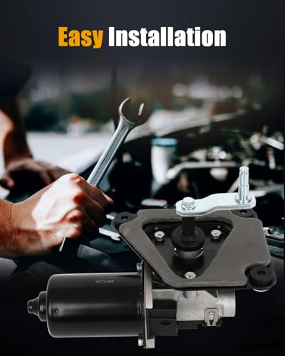Image of ROADFAR Front Windshield Wiper Motor for Ford for Bronco|F-150|F-250|F-350 | Fit For Ford For F-53 Motorhome Chassis 1988-1996|For Ford For F-Super Duty 1988-1994|Replace 85299|40-299|3 Pins