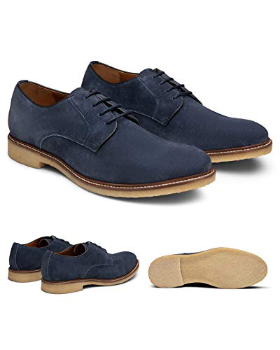Dunross & Sons Premium Lace-Up Dress Shoes with a Breathable Naturally Leather Lining and Durable Non-Slip Rubber Sole2