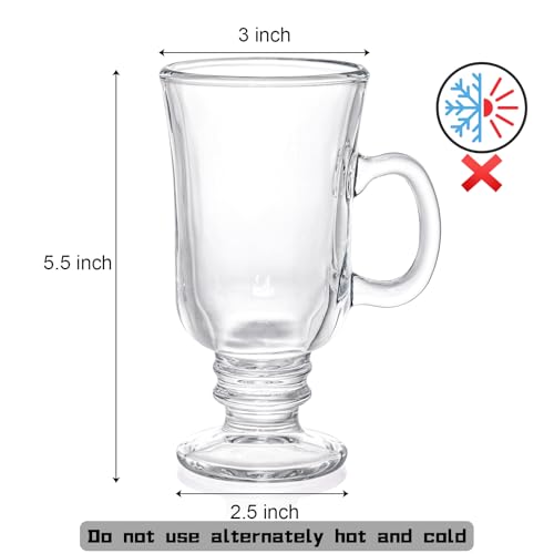 La mejor comparación de Vasos para café irlandés disponible en línea para comprar. 17 Vasos para café irlandés marca ZENFUN (2)