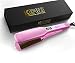 KIPOZI Professional Hair Straightener Flat Iron with Digital Display, Heats Up fast 1.75 Inch Wide Charming Pink