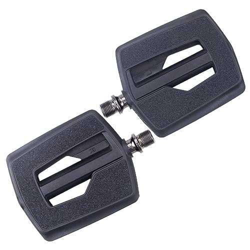 MEGHNA Bicycle Pedals with Reflectors Non-Slip Pedals Accessories for E-Bike, Trekking Bike, City Bike, Black, standard size - Image 2