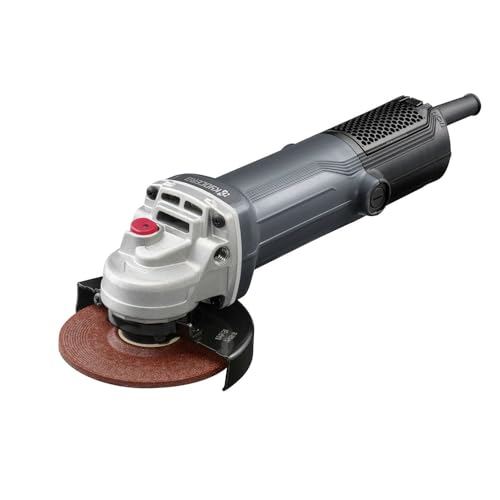 京セラ(Kyocera) 旧リョービ プロ用 ディスクグラインダー AG1061HS 623551A ブラック 【細握り56mm&低速で疲労軽減もできて使いやすい】 丸形ヘッド 砥石100mm 電源コード2.5m 最大出力980W 集じん機と接続で粉じんの