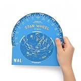 Look To The Sky Star Planisphere Wheel Easy-to-use Stargazing Tool Locate Constellations Stars and Galaxies. Durable Weatherproof Design is Perfect for Beginners and Experts Alike.