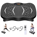 plate forme vibrante care 【BRÛLAGE RAPIDE DES GRAISSES, EXERCICE POUR TOUT LE CORPS】La plateforme vibrante améliorée à 120 vitesses réglables stimule vos muscles grâce à des vibrations à haute fréquence, renforce la densité osseuse et améliore la circulation sanguine, vous permettant de perdre du poids plus rapidement qu'en courant et d'atteindre facilement votre silhouette idéale.s,2025 Upgraded Fitness Vibration Plate Platform for Lymphatic Drainage,120-Speed Adjustable with 450 lbs Capacity.