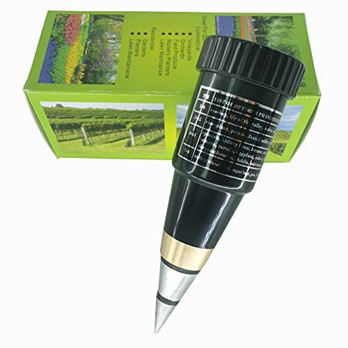 Soil Mositure Meter PH Tester Meter with Range 3 to 8pH for Gardens Planters Lawn Maintenance Greenhouses Vegetable Produce
