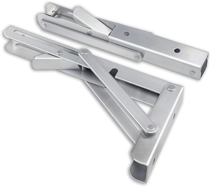 折りたたみ式 棚受け金具 200mm（20cm）左右2本セット ネジ付き 折り畳み式 ホワイト ブラック グレー ブラウン L字型 ブラケット  おしゃれ アンティーク調にも 頑丈 レトロ アイアン 金物 棚受 壁 棚 tana L字型 DIY ウォールシェルフ | ノナカ金物店 折りたたみ式棚ブラケット 鉄製三角形直角折りたたみ棚ブラケット マルチカラー 200-400mm 4個パック