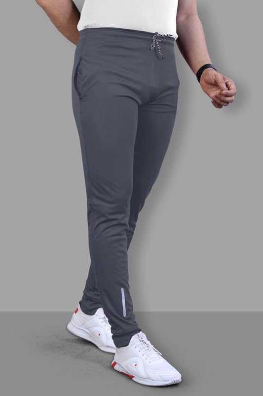 Image of NoseQueen Regular Track Pants for Man | Men Trackpant | Night Pants for Man with with Zippered Pockets, Drawstring Waist