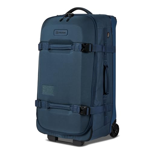 Pelican Aegis Luggage - Check in Duffel Bag with Wheels - 28 Inch Suitcase with Wheels (Indigo)